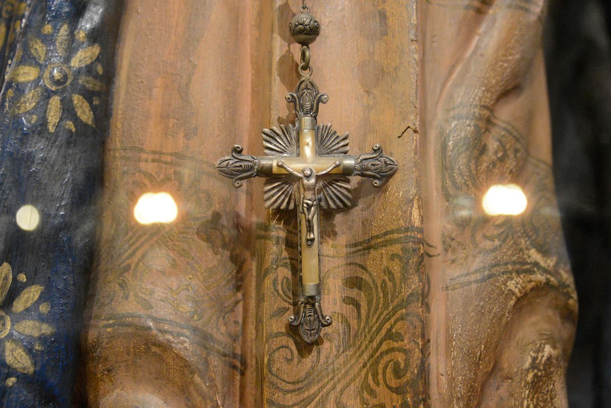 20 Crucifixion Close Up On The Replica Of The Original Nuestra Senora del Milagro Virgin Of Miracles In Salta Cathedral